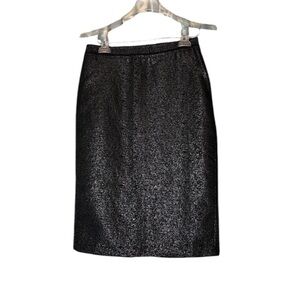 Who What Wear Metallic Pencil Skirt